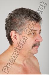 Head Man White Average Wrinkles Male Studio Poses